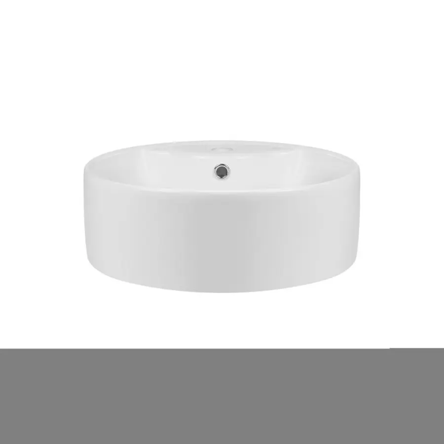 Раковина-чаша Qtap Scorpio 460х460х155 White з донним клапаном QT14117046LW