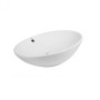 Раковина-чаша Qtap Dove 625х415х150 White з донним клапаном QT06113077W