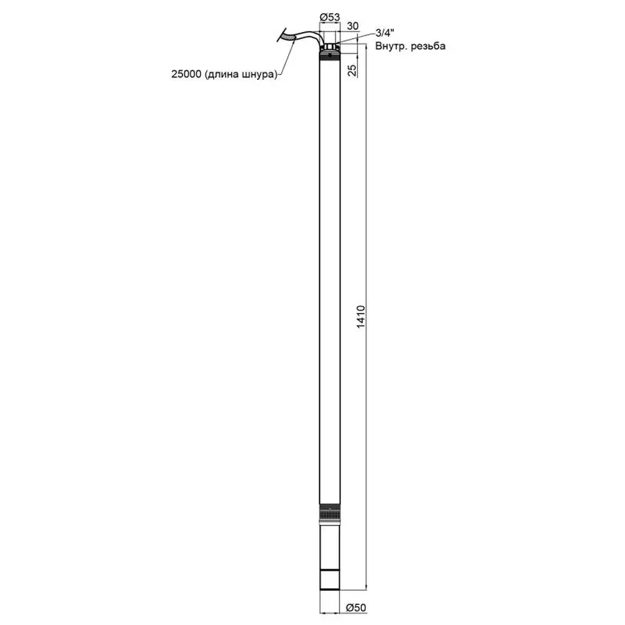 Насос заглибний відцентровий Thermo Alliance 2SDM0,7-32 0,25 кВт