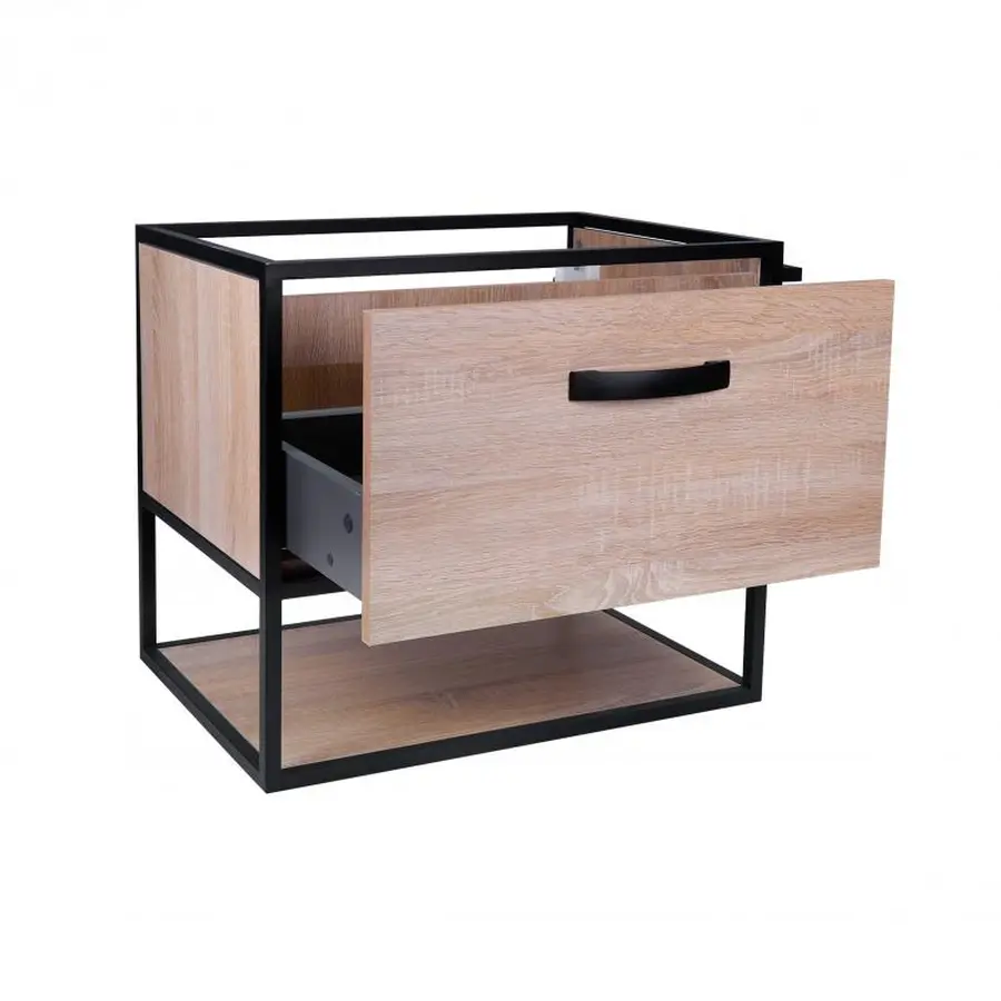 Тумба підвісна Qtap Taurus 600х580х437 Whitish oak QT2474TPT603WO