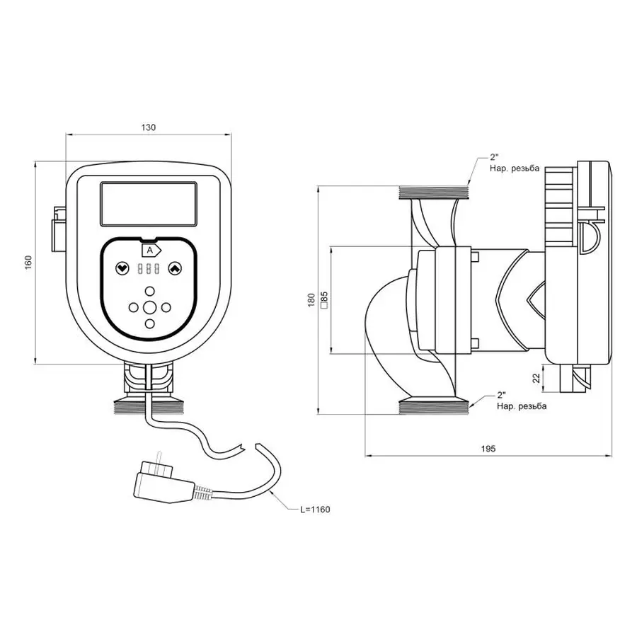 Насос циркуляційний Thermo Alliance LPSA 25/80/180
