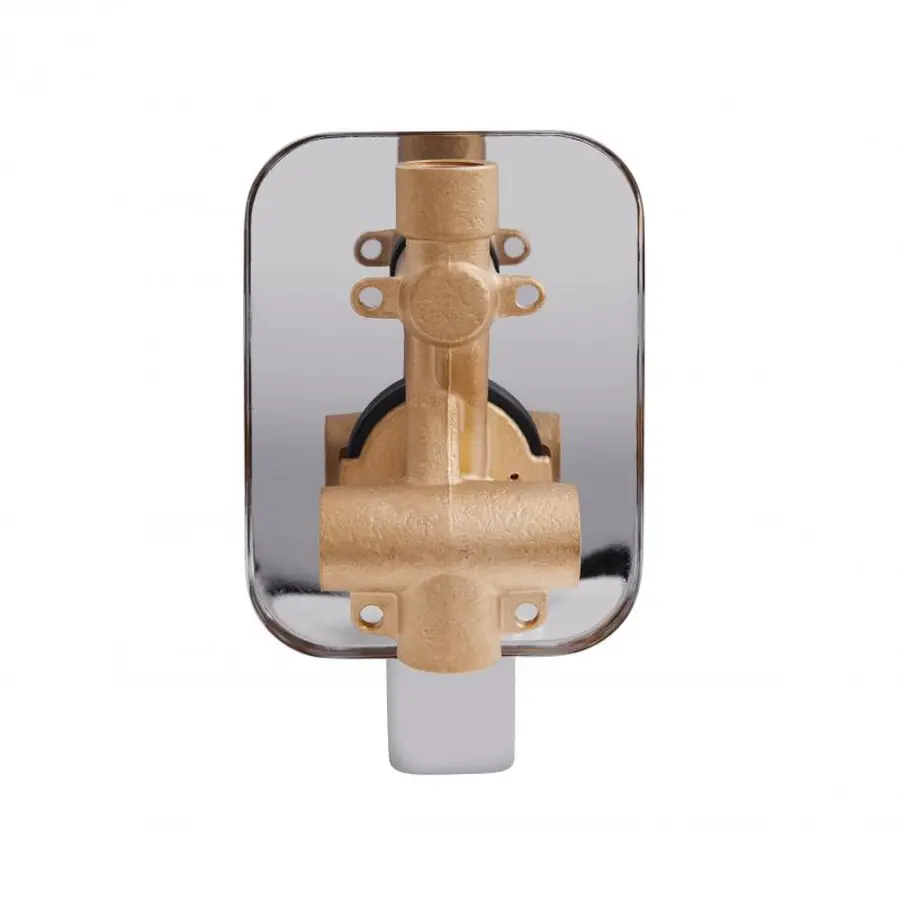 Змішувач прихованого монтажу для душу Qtap Vlasta 6028102NC для двох споживачів