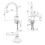 Змішувач для кухні Qtap Leo 9062102C