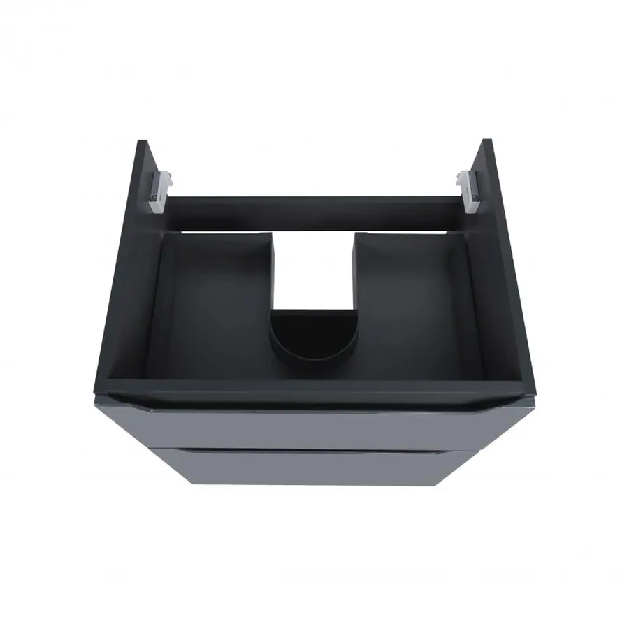 Комплект Qtap Scorpio 605х825х460 Graphite тумба підлогова + раковина урізна QT1471TNВ6023060CG