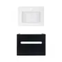 Комплект Qtap тумба підвісна Virgo 600х580х437 мм Black/White + раковина урізна Albatross E QT71V44060