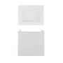 Комплект Qtap тумба підвісна Tern 600х580х437 мм White + раковина урізна Albatross New QT71TE44101