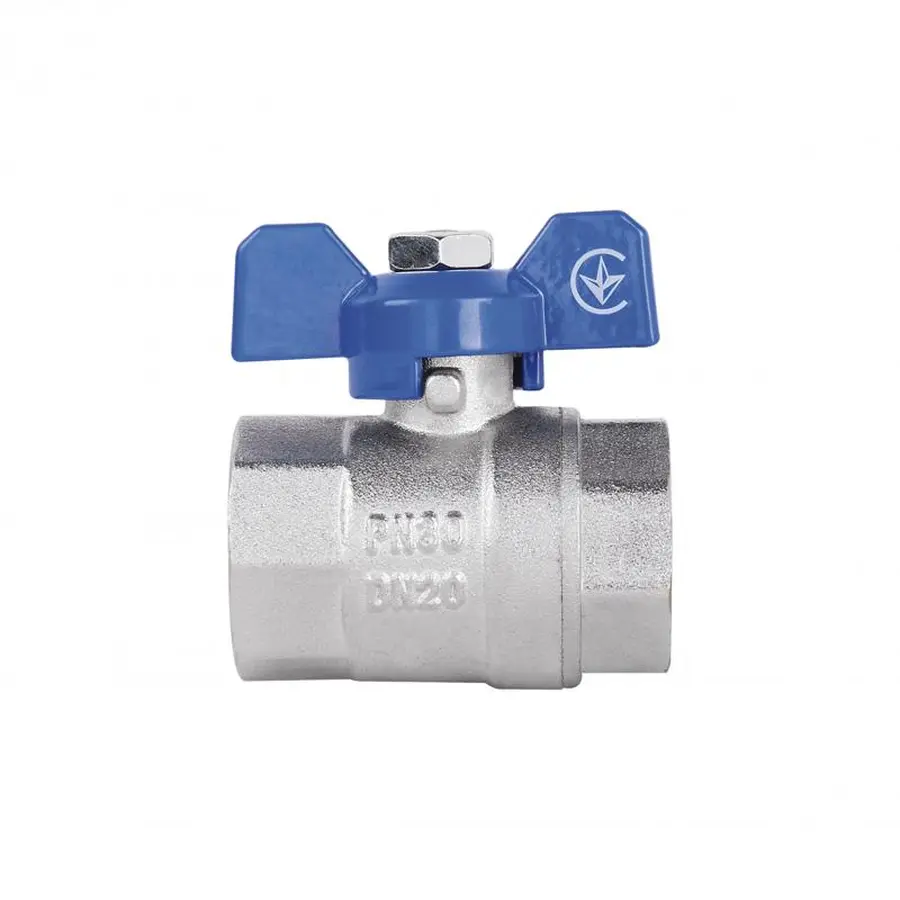 Кран кульовий SD Plus 3/4" ВР для води (метелик) SD602W20