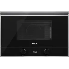 Мікрохвильова пічь Teka ML 822 BIS чорне скло, металева рамка дверцят наліво 40584300