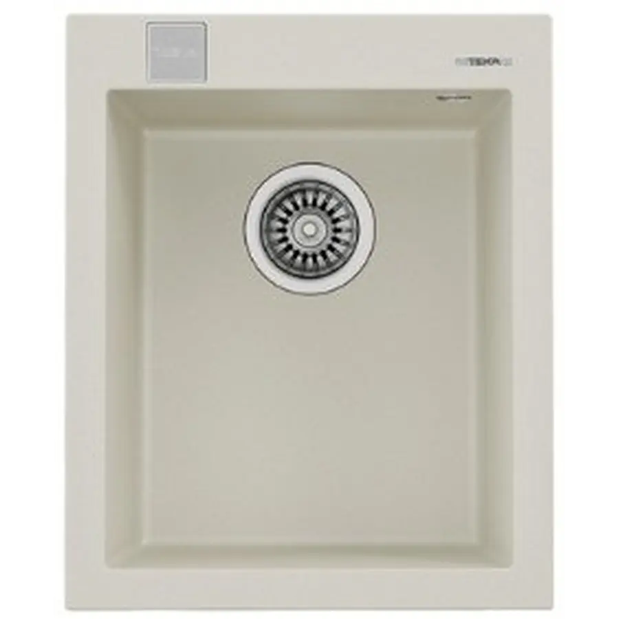 Кухонная гранитная мойка Teka FORSQUARE 34.40 TG крем 115230013