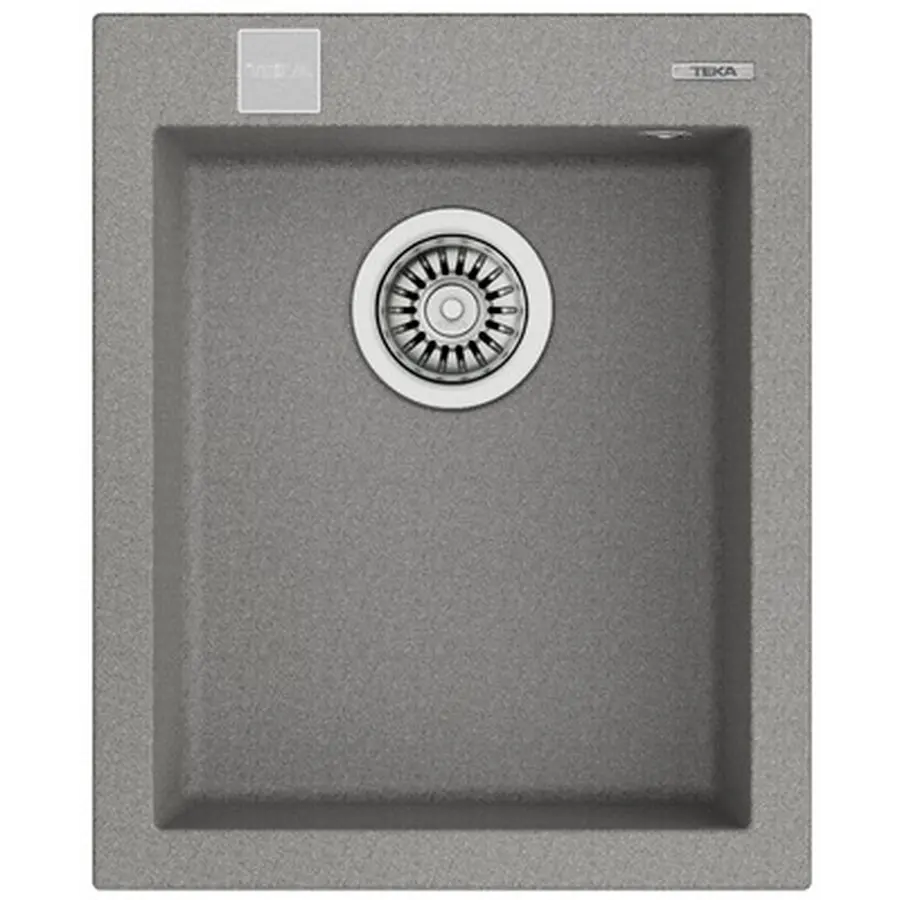 Кухонная гранитная мойка Teka FORSQUARE 34.40 TG серый 115230011