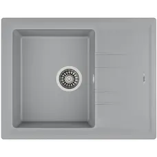 Кухонна гранітна мийка Teka STONE 45 B-TG 1B 1D сірий металік 115330042