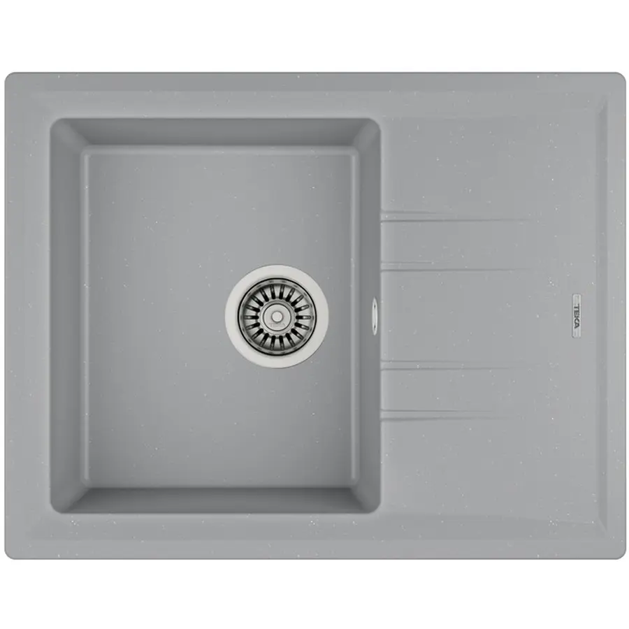 Кухонна гранітна мийка Teka STONE 45 B-TG 1B 1D сірий металік 115330042