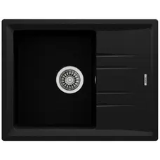 Кухонна гранітна мийка Teka STONE 45 B-TG 1B 1D чорний металік 115330045