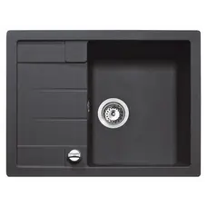 Кухонная гранитная мойка Teka ASTRAL 45 B-TG 40143518 черный металлик (88947) Кухонная гранитная мойка Teka ASTRAL 45 B-TG 40143518 черный металлик (88947)