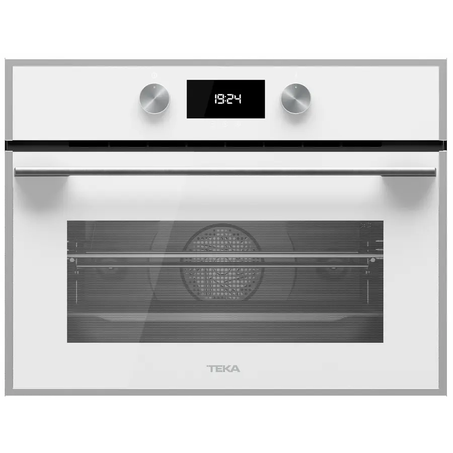 Духовой шкаф + микроволны Teka HLC 844 С белое стекло, металлическая рамка 40587612