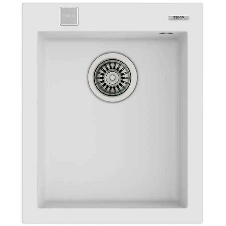 Кухонная гранитная мойка Teka FORSQUARE 34.40 TG ультра белый 115230014