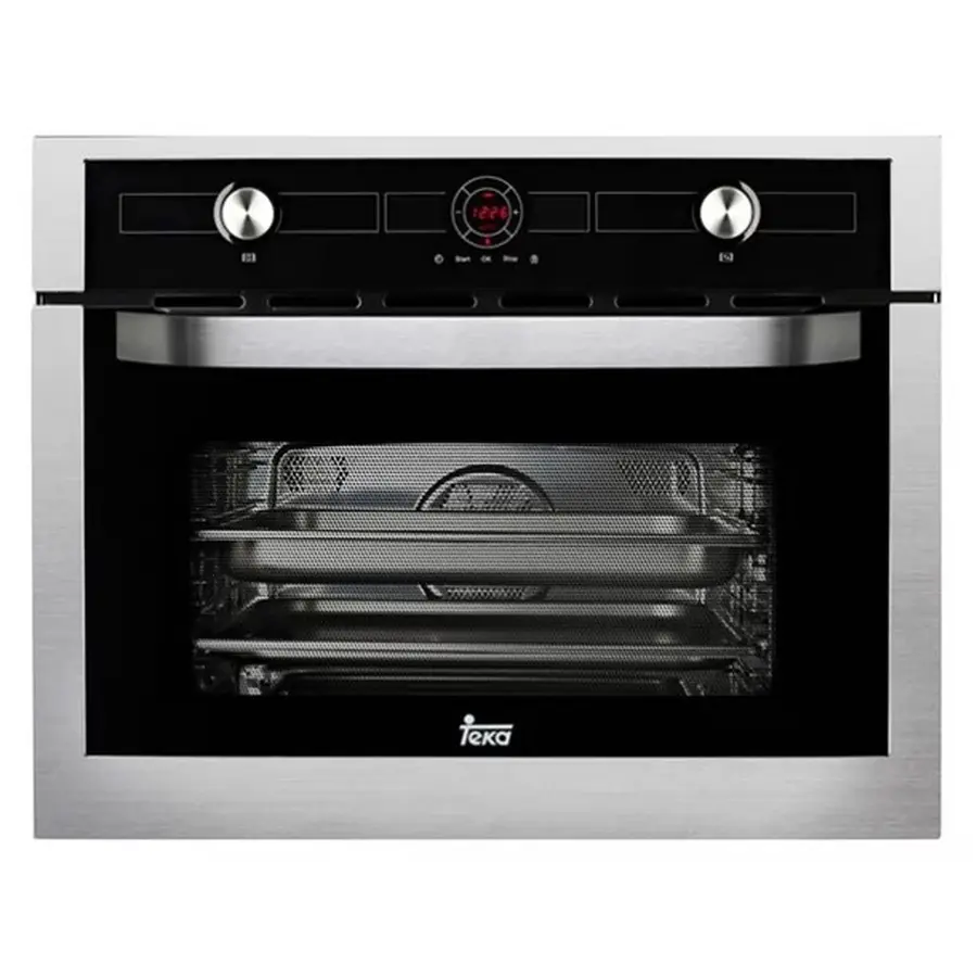 Парова духова шафа Teka HKL 970 SC чорне скло, металева рамка 40589000