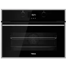 Парова духова шафа Teka HLC 847 SС чорне скло, металева рамка 40589020