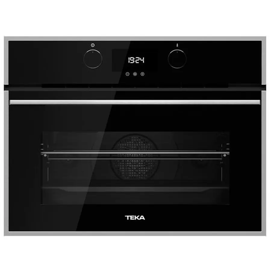 Паровая духовой шкаф Teka HLC 847 SС черное стекло, металлическая рамка 40589020