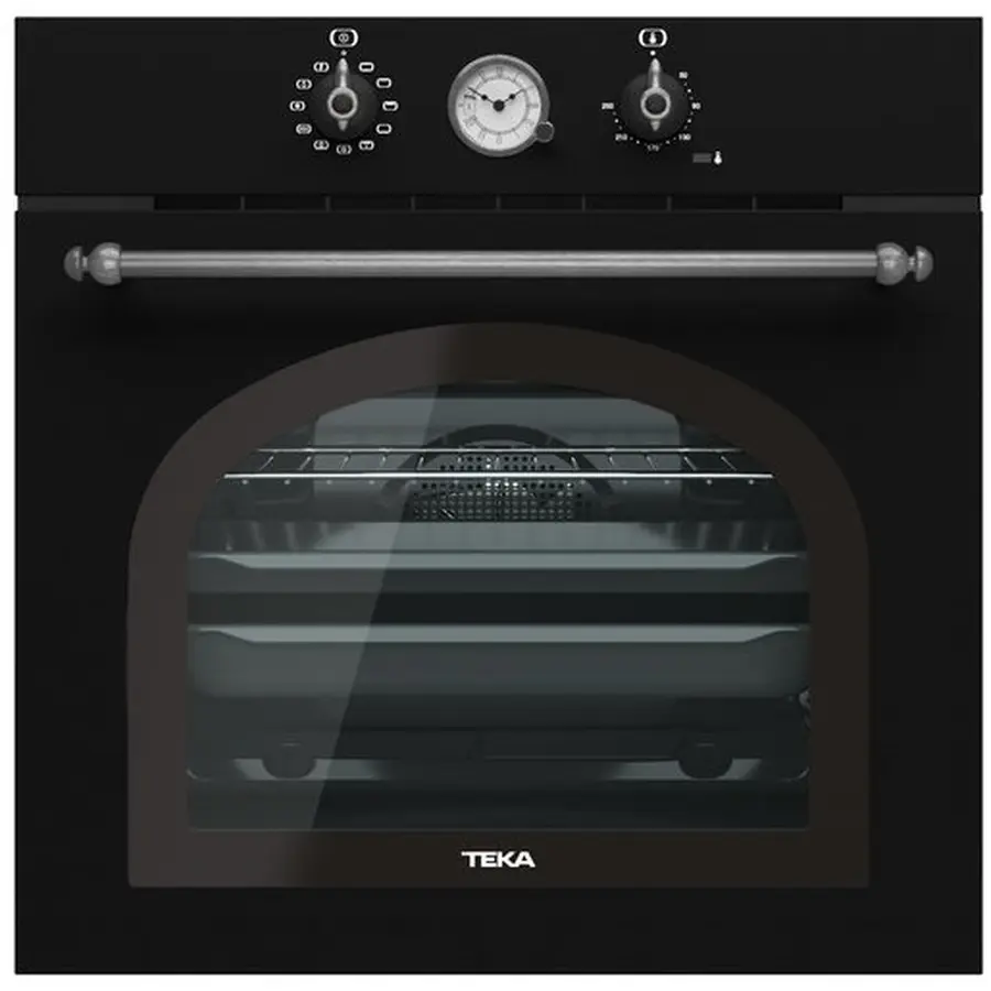 Духова шафа Teka HRB 6300 ATS (WISH, Rustica), чорний, ручки затемнене срібло 111010011