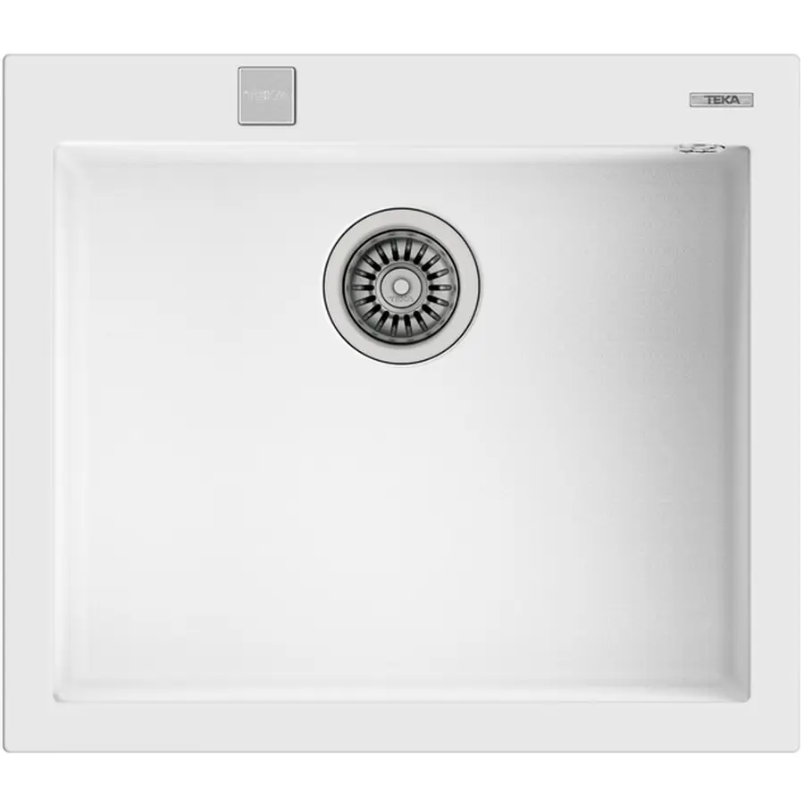 Кухонная гранитная мойка Teka FORSQUARE 50.40 TG ультра белый 115230009