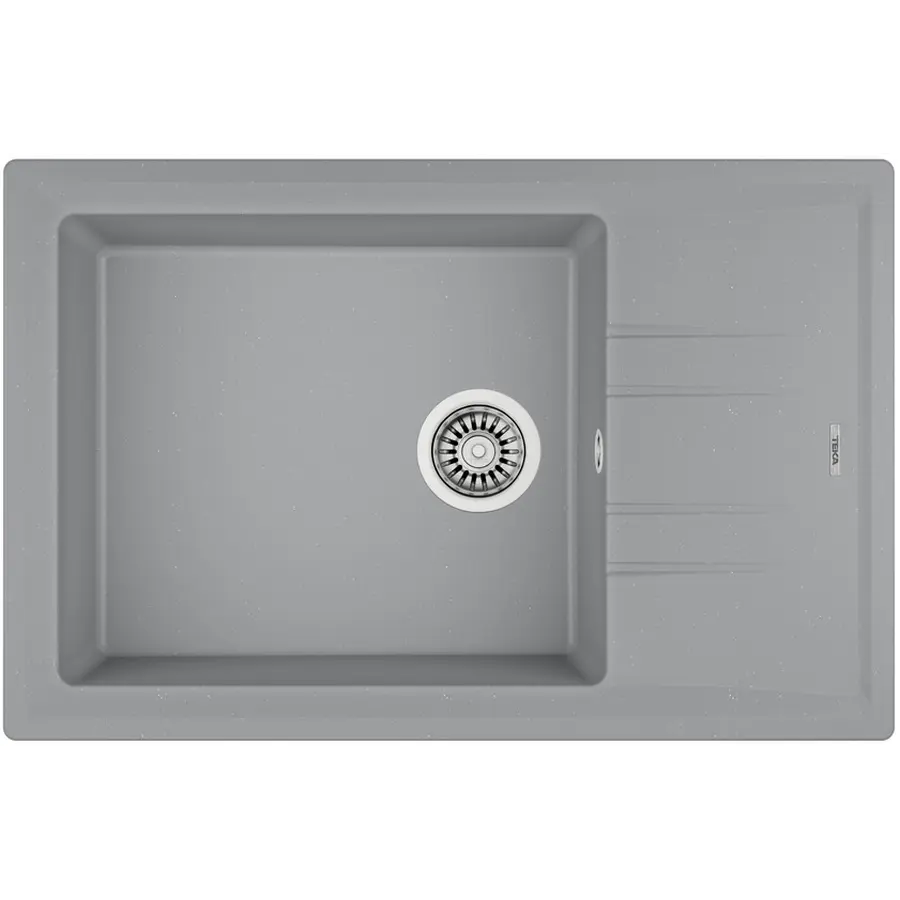 Кухонна гранітна мийка Teka STONE 60 S-TG 1B 1D сірий металік 115330028 115330035