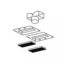 Комплект рециркуляції Teka (розподілювач повітря + 2 вуг.фільтри 61801262 в комплекті) 40490101
