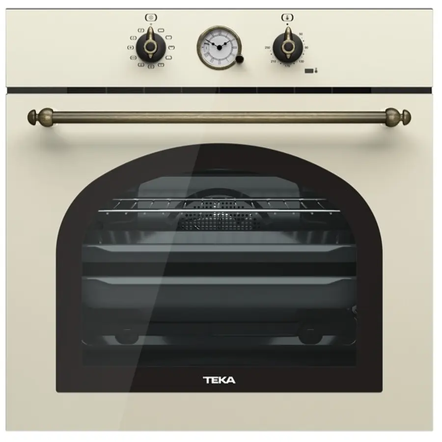 Духовой шкаф Teka HRB 6300 VN (WISH, Rustica), ваниль, ручки латунь 111010012