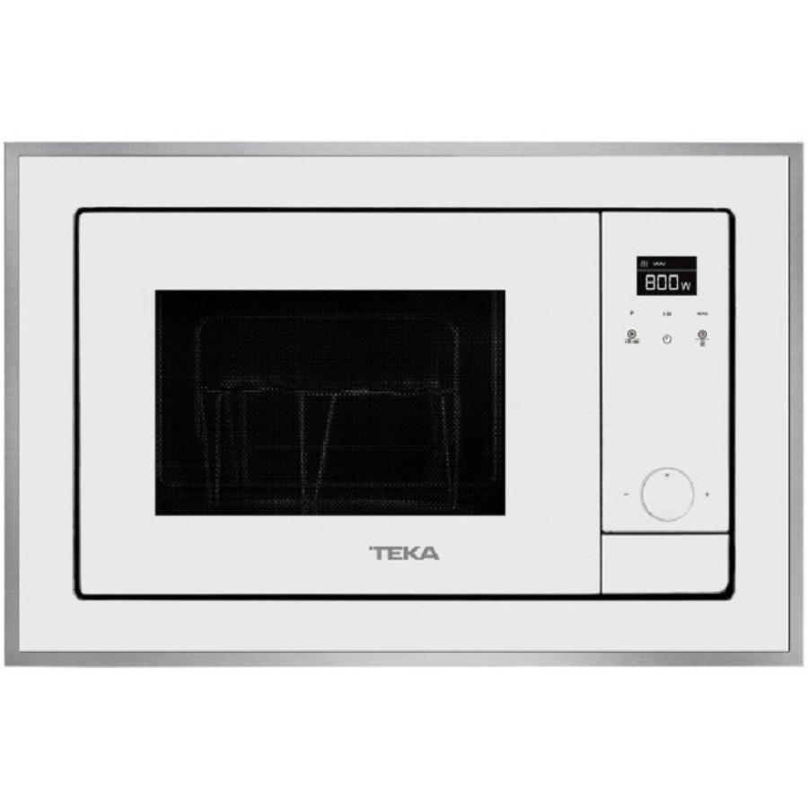 Микроволновая печь Teka ML 820 BIS белое стекло, металлическая рамка 40584203