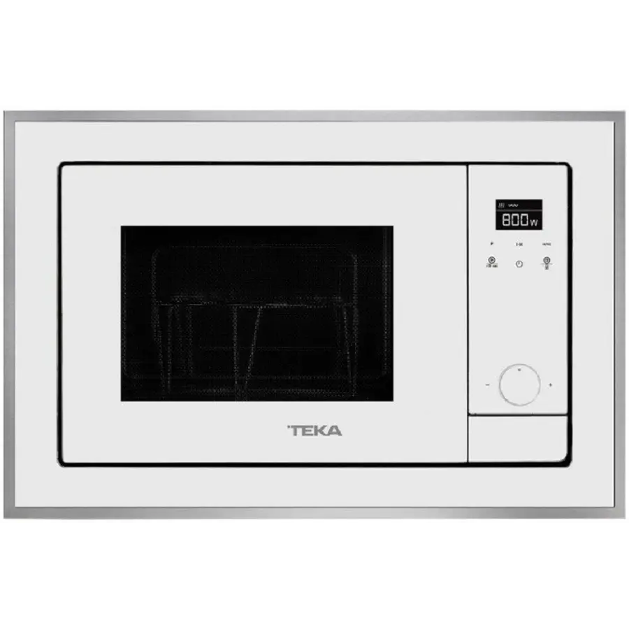 Микроволновая печь Teka ML 820 BIS белое стекло, металлическая рамка 40584203