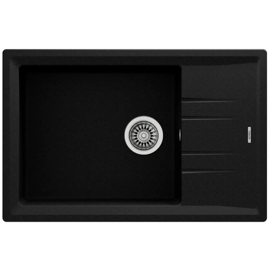 Кухонна гранітна мийка Teka STONE 60 S-TG 1B 1D чорний металік 115330031