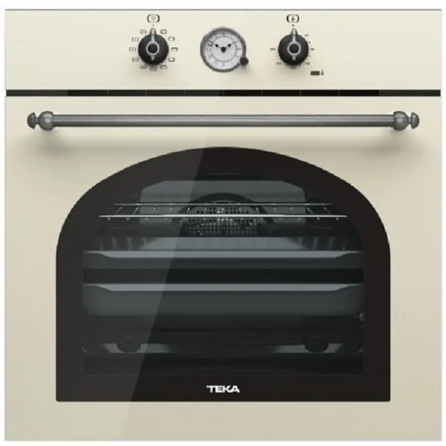 Духовой шкаф Teka HRB 6300 VNS (WISH, Rustica), ваниль, ручки затемненное серебро 111010013