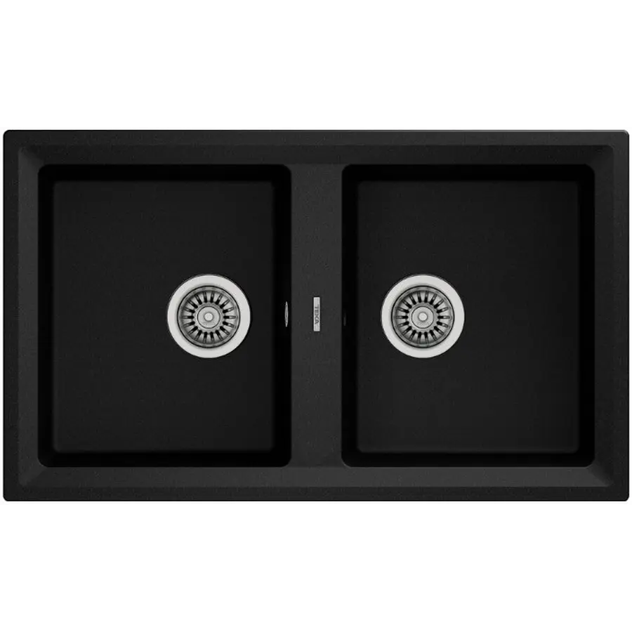 Кухонна гранітна мийка Teka STONE 90 B-TG 2B 115260003 чорний металік