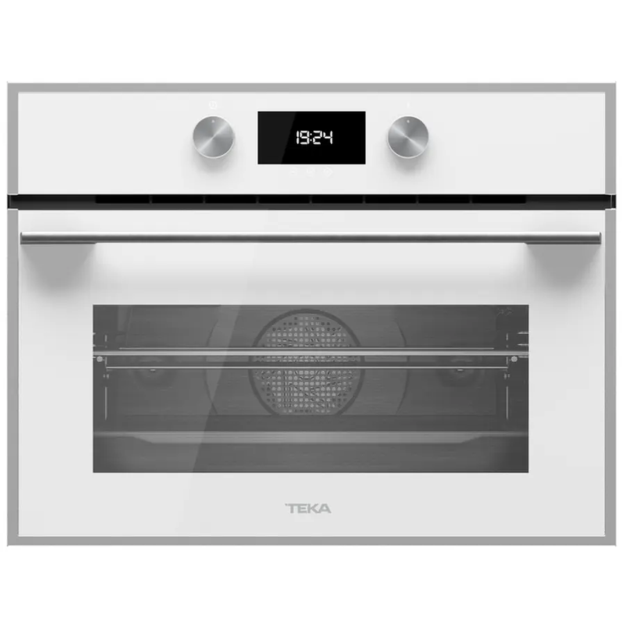 Духовой шкаф Teka HLC 840 белое стекло, металлическая рамка 41531024