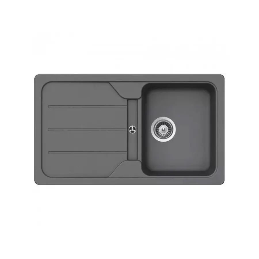 Мойка кухонная гранитная Teka SIMPLA 45-В TG серый металлик 40144515