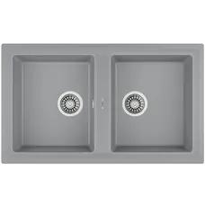 Кухонна гранітна мийка Teka STONE 90 B-TG 2B сірий металік 115260000 (115260007)