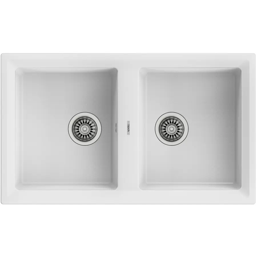 Кухонна гранітна мийка Teka STONE 90 B-TG 2B 115260005 білий