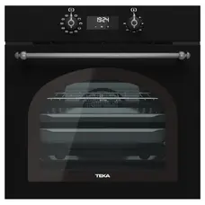 Духова шафа Teka HRB 6400 ATS (WISH, Rustica), чорний, ручки затемнене срібло 111010015