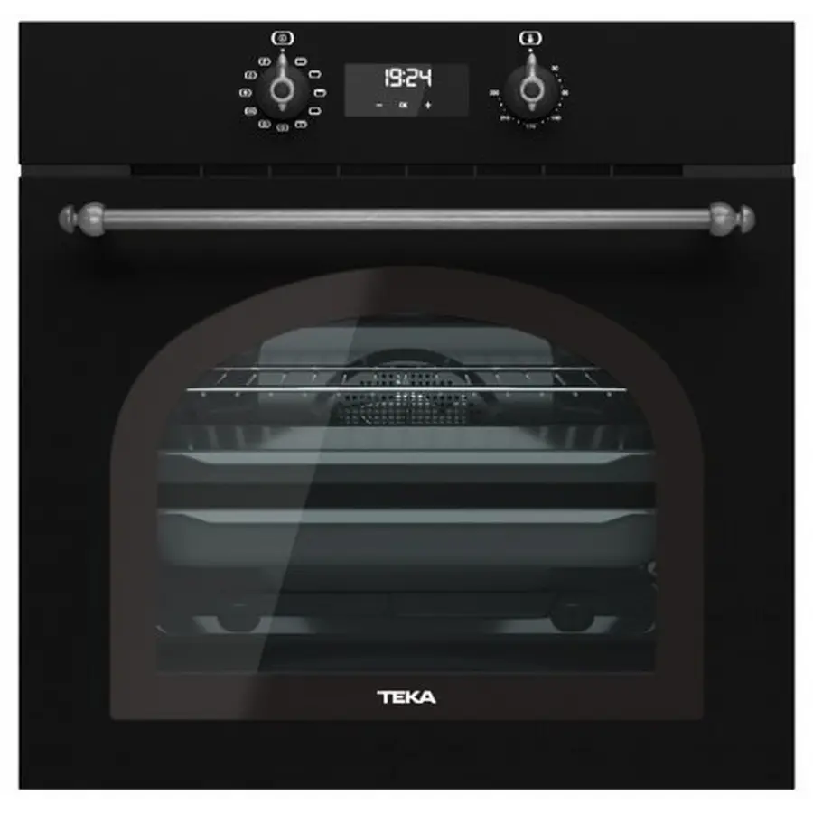 Духова шафа Teka HRB 6400 ATS (WISH, Rustica), чорний, ручки затемнене срібло 111010015