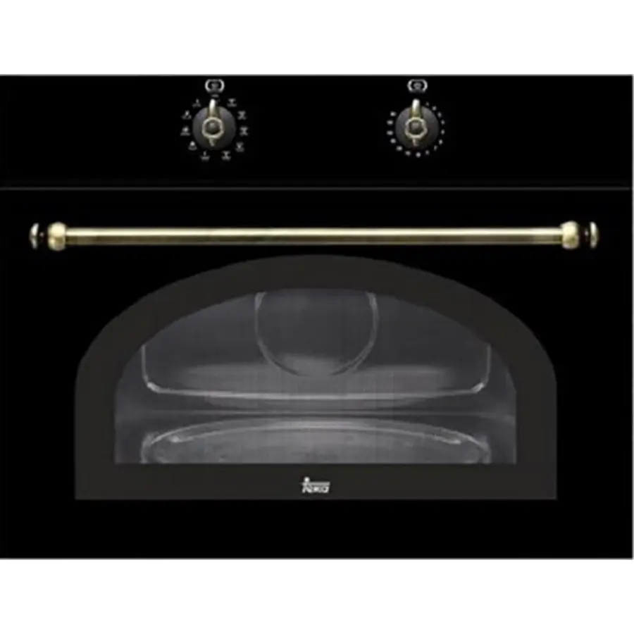 Микроволновая печь Teka MWR 32 BI (Rustica), черная, ручки латунь 40586030