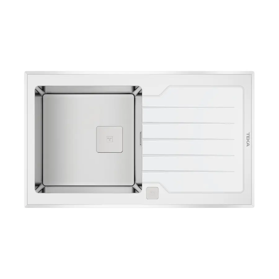 Мийка з нержавіючої сталі Teka DIAMOND 1B 1D 86, біла 115100012