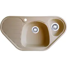 Гранітна кухонна мийка Valetti 20L 500х950 мм