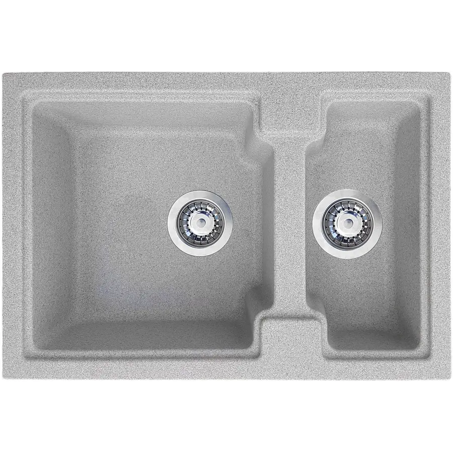 Гранітна кухонна мийка Valetti 43N 425х625 мм