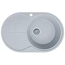 Гранітна кухонна мийка EcoLine 18L 775x495мм Сірий