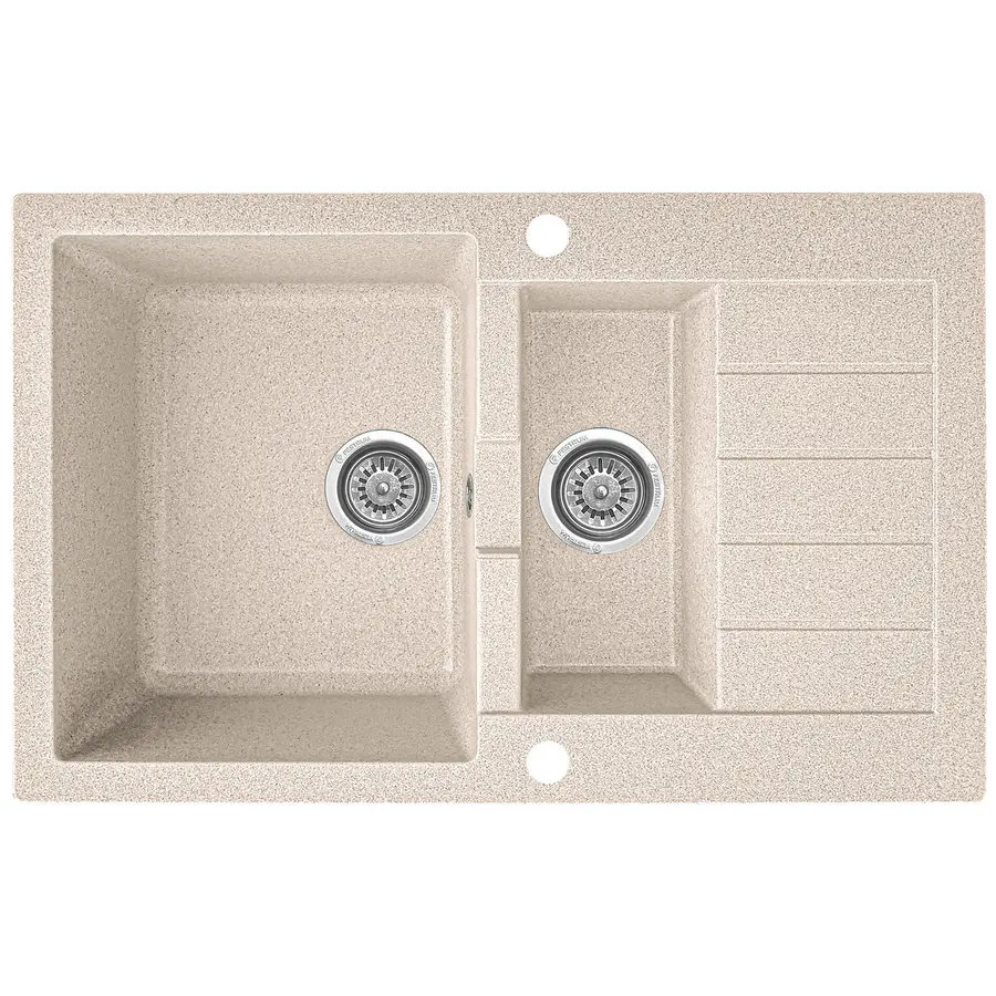 Гранітна кухонна мийка EcoLine 29D 785x495мм Терра