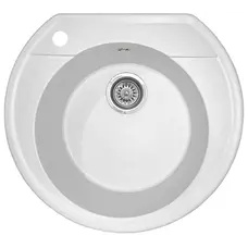 Гранітна кухонна мийка Valetti 31L 490x530 мм