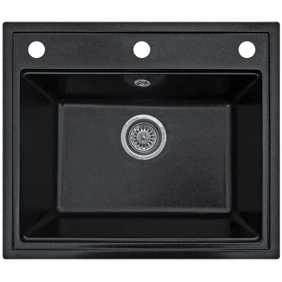 Гранітна кухонна мийка Valetti 49R 510х590 мм