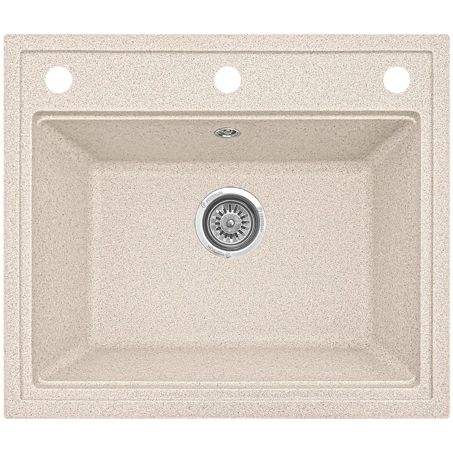 Гранітна кухонна мийка Valetti 49R 510х590 мм