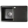 Гранітна кухонна мийка Valetti Europe модель №17 чорна 76*46