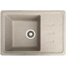 Гранітна мийка для кухні Valetti Europe модель №35 терра 62*44